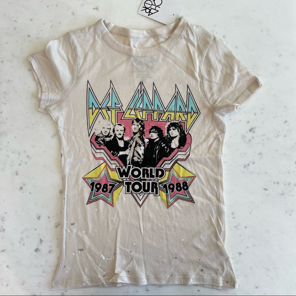 NWT Chaser Metallica World Tour Band Tee